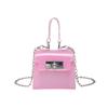 Moda Transfronteriza Multicolor Verano Transparente Personalizado Bolso de Hombro 2025 Nuevo Portátil Bandolera Pequeño Bolso Cuadrado Comercio Exterior