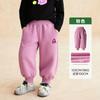 Roupas Infantis Amila 2026 Inverno Novo Calças Casuais Quentes Forradas com Fleece para Meninas Calças Fofas Versáteis para Crianças