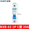 Interruptor automático de aire Chint NXB disyuntor 1P doméstico 2P interruptor de aire micro pequeño 3P 4P monofásico 220V trifásico 380V