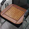 Cojín de asiento de estera de bambú de verano, transpirable para oficina de verano, computadora, coche, sofá, estera de bambú para mahjong, venta al por mayor para estudiantes