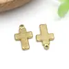 16 Estilos de Pingentes de Cruz Dourada em Aço Inoxidável Colares DIY Unissex Acessórios de Vestuário Pingentes Acessórios de Joias