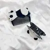 Novo Conjunto de Presilhas de Cabelo de Panda em Acetato de Desenho Animado, Grampos Fofos para Meninas, Presilhas para Franja, Doces Acessórios de Cabelo para Crianças