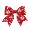 Acessórios de Cabelo de Natal para Meninas Mais Vendidos Transfronteiriços Estampados à Mão Alce Floco de Neve Acessórios de Festa de Princesa Grampos de Cabelo Grampos de Cabelo