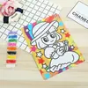 Pintura de Arena Artística DIY Transfronteriza para Niños, Pintura de Arena Colorida Hecha a Mano, Pintura de Arena Creativa Multicolor para Niños, Venta al por Mayor
