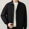 Chaqueta Harrington transfronteriza para hombre con estilo retro de ropa de trabajo, corte corto casual, holgada y moderna para ir al trabajo.