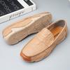 Zapatos de Frijol Primavera 2025 para Hombre Suela Suave Verano Transpirables Pulpo Zapatos de Hombre Británico Perezoso Slip-on Zapatos Casuales