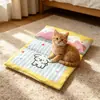 Alfombra Suave y Acogedora para Perros, Adecuada para Todas las Estaciones, Esterilla Refrigerante Impermeable para Perros, Esterilla para Dormir de Verano para Bichón Frisé