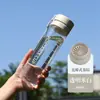Vaso de plástico para uso en exteriores, vaso de agua deportivo de gran capacidad, vaso de plástico esmerilado de verano, vaso de plástico portátil con asa, conveniente para viajar