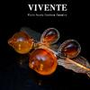 Nuevos Pendientes Chinos de Gota de Agua Maillard Diseño Nicho Vintage Viento Palacio Esmalte Pendientes de Gota de Aceite S925 Pendientes Medievales