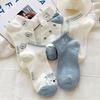 Ventas Directas de Fábrica Calcetines para Mujer Verano Calcetines Finos de Barco Estilo Popular de Celebridad de Internet Douyin Boca Baja Corte Bajo Estilo K Calcetines de Mujer Ins
