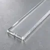 Régua Reta Sem Marcações para Alunos do Ensino Fundamental Acrílico em Branco Desenho 15cm 20cm Placa de Luz Transparente Régua Ondulada Pode Imprimir Logo