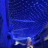 Fio de luz LED rede de pesca luz luz colorida externa luz de gramado luz de cortina de estrelas Luz de Rede Decorativa para Feriado de Natal Estrelado