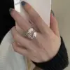 Anillos de cobre de moda para nicho para mujer, versátiles, simples, únicos, anillos de cobre abiertos de alta gama, venta al por mayor