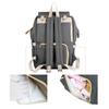 Fabricantes de origen bolso para madre y bebé multifuncional gran capacidad bolso para mamá Amazon popular salida USB bolso para mamá hombro