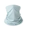 Mascarilla de Seda de Leche para Ciclismo con Protección Solar, Pañuelo para la Cabeza Antiviral para Deportes al Aire Libre, Bufanda Multifuncional Versátil de Seda de Hielo para Cuello y Protector de Cuello