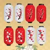 Linternas Japonesas, Linternas de Seda Plegables Estilo Coreano para el Festival de Mediados de Otoño, Linternas Colgantes, Decoración de Cocina Sushi Estilo Antiguo Flor de Ciruelo