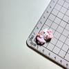 Diy crema pegamento flor de cerezo gato caricatura Paquete de material de alta calidad horquilla parche hecho a mano colgante casero accesorios de resina
