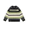 NEOISM estilo campus juvenil suéter retro a rayas para hombre y mujer suéter de invierno de cuello redondo top MY8315