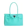 2026 Bolso de Gelatina de PVC Nuevo Bolso de Mano de Gran Capacidad Bolso Tote Transfronterizo Mismo Estilo que Kiikii Bolso Kelly