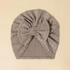 Comercio Exterior Sombrero Nuevo para Bebé Delgado Recién Nacido Sombrero Indio Gorro Protección para la Cabeza Bufanda para Niños Gorro de Color Sólido en stock