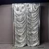 Plata Dorada Tela Elástica Estampado en Caliente Espejo Arreglo de Fondo para Banquete de Bodas Disfraz para Actuación en Escenario Set de Truss DIY