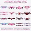 Pegatinas de Tatuaje de Súcubo para Mujeres, Impermeables, de Larga Duración, Coloridas, de Alta Gama, Cintura y Abdomen, Cesárea, Sexy, Vergonzoso, Privado, Lavables