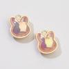 Colgante de Trébol de Amor de Doble Cara Mickey colgante chapado en color cadena para teléfono móvil material decorativo tridimensional accesorios luminosos para DIY