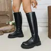 Botas 2026, botas altas, nuevos estilos de otoño e invierno, botas altas para mujeres menudas, diseño interior que aumenta la altura, botas de montar, realzadoras de altura, antideslizantes, botas de cuero casuales