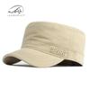 Diseño de sello completo Four Seasons gorra cálida a prueba de viento con visera estilo coreano para hombre sombrero de copa plana bordado sombrero militar deportivo para exteriores mujer