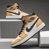 Zapatos de baloncesto de caña alta para hombre AJ Air Force No. 1 par de zapatillas casuales primavera y otoño estudiante de secundaria juvenil moda zapatilla