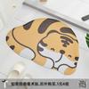 Alfombra de piso de franela de dibujos animados con forma personalizada, felpudo, esponja gruesa, absorbente para baño, alfombra antideslizante, alfombra irregular