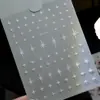 Pegatinas de arte de uñas modernas y populares con diseños de estrellas y explosiones estelares, decoraciones de uñas simples y versátiles estilo dulce DIY en negro, blanco, dorado y plateado