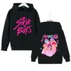 Amazon Kpop Hunter Grupo Feminino Periférico Moletons Soltos da Moda para Meninos e Meninas no Outono e Inverno Moletons Forrados de Lã para Crianças Médias e Grandes