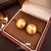 Brincos Tridimensionais Vazados Céu Estrelado Cravejados de Diamantes Finos Agulha de Prata, Brincos Versáteis de Nicho Luxo Leve com um Toque Único de Alto Padrão