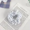Acessórios de Cabelo Primavera e Verão Estilo Coreano Ins Ornamentos Simples de Cabelo Coloridos Elásticos de Cabelo Pig Intestine Coloridos Flores de Cabelo para Mulheres Scrunchies Grandes Faixas de Cabelo