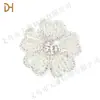 Bolsa de ropa de fábrica flor joyería de alta gama flor de taladro caliente flor de pedrería corsage de rosa flor de zapato flor tridimensional estereotipada