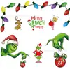 Ímãs de Natal Mais Quentes da Amazon Decoração de Natal Letras Formato de Lâmpada Ímãs para Geladeira Carro Porta de Garagem