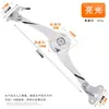 Bisagra de giro de 180 grados mesa plegable pequeña panel abatible bisagra bisagra oculta conector de herraje semicírculo
