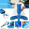 Aspiradora Portátil Amazon Cabezal de Succión Jet Limpieza de Piscinas Fábrica Cabezal de Succión de Piscina de Media Luna con Cepillo Inferior Removible