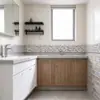 Zoclo de Piso de Porcelana Completa 100x800 Estilo Antiguo Rodapié Zoclo de Sala de Estar Azulejo de Piso de Dormitorio Línea Decorativa