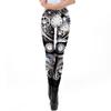 Ropa Nueva de Halloween 2024 Venta Caliente de Productos Nuevos Europeos y Americanos Leggings con Estampado de Calavera 3D Pantalones Ajustados Pequeños para Mujer