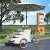 Carroça de Burro de Três Rodas para Venda Ambulante, Estande Promocional, Food Truck, Carrinho de Lanches Móvel, Carroça de Desfile, Carrinho de Feira, Carrinho de Frutas e Bebidas, Carrinho de Raspadinha