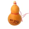 Colgante de Calabaza Natural Abierta Chisme Suerte Li Bai Borracho Adornos de Calabaza Natural Artesanía Calabaza de Vino