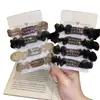 Elástico de Cabelo de Malha com Strass Simples e Elegante para Mulheres 2025 Novo Versátil Cordão de Cabelo Alta Elasticidade Elástico de Rabo de Cavalo Elástico de Cabelo