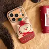 Muñeco de Animal de Peluche Adecuado para Funda de Teléfono 17Promax Apple iPhone 18 3D 16 Cuero 14 Funda Suave 15
