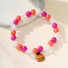 Nuevos Productos Yunjin, Populares en Europa y América, Pulseras Hechas a Mano con Cuentas para Halloween, Pulseras de la Serie Naranja del Festival de Fantasmas de Calabaza al por Mayor