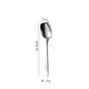 Nueva Cuchara para Sopa de Acero Inoxidable 304, Cabeza Plana, Mango Suave, Colador Doméstico para Olla Caliente, Cuchara para Servir Simple e Innovadora al por Mayor