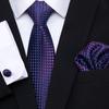 Spot de alta qualidade de poliéster gravata de seda dos homens flor de caju padrinho homem Casamento gravata bolso conjunto Jacquard