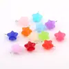 Cuentas Acrílicas Transparentes de Color Gelatina con Forma de Estrella para Manualidades DIY, Cuentas con Forma de Frijol para Cadenas de Teléfono y Accesorios Pequeños