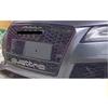 Aplicable a 12-15 Audi A7/C7 mejora RS7 Red Central negra brillante tracción en las cuatro ruedas Rejilla RS7 con portaplacas